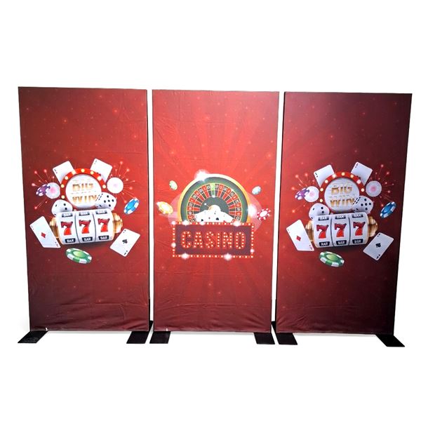 🎰 Casino Dekoration Banners (3-teilig) mieten 