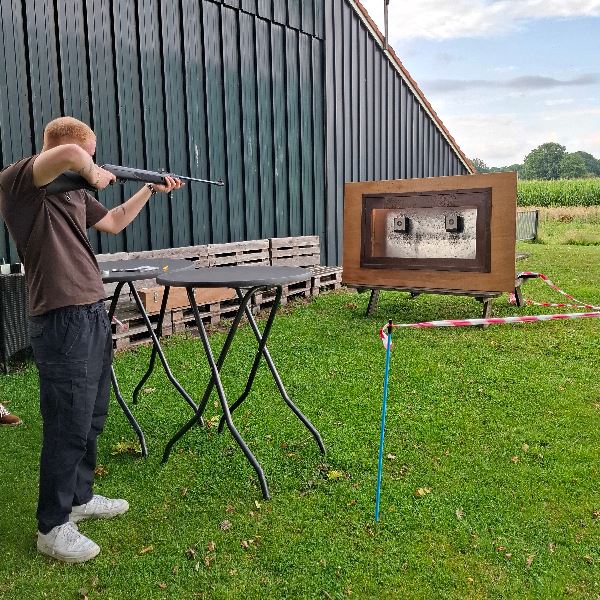 Buksschieten op locatie Buksschieten