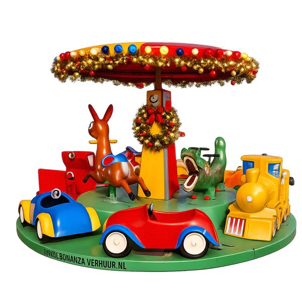 verhuur draaimolen in kerst thema