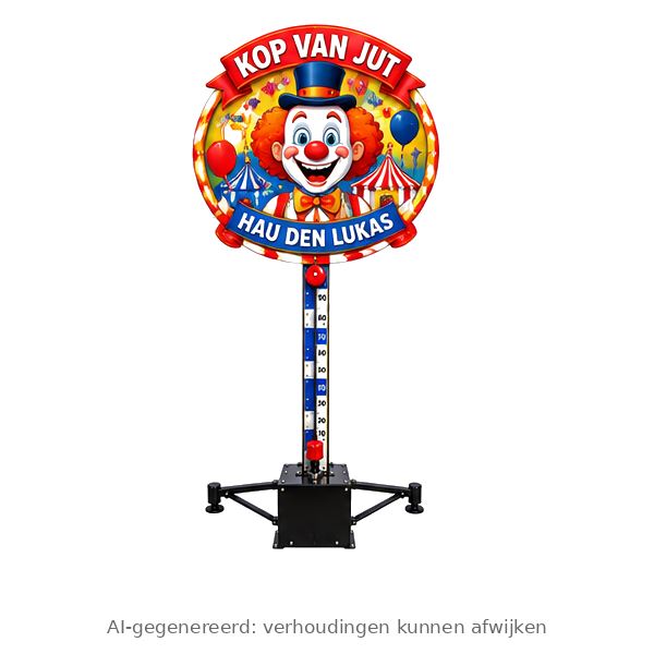 circus kop van jut huren circus spel thema huren krachtmeter
