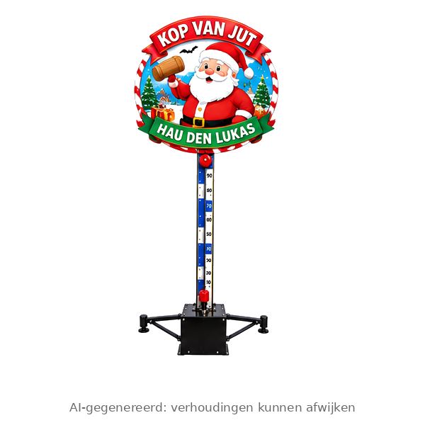 kerst kop van jut huren kerst krachtmeter huren