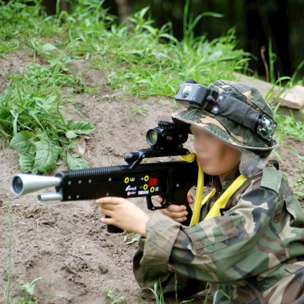 LaserTag Outdoor Kindergeburtstag