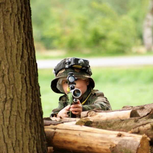 LaserTag Outdoor Kindergeburtstag