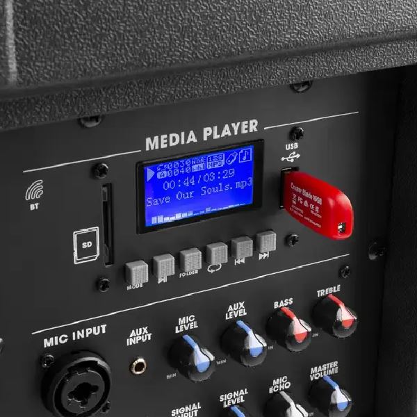 geluidsset huren op accu