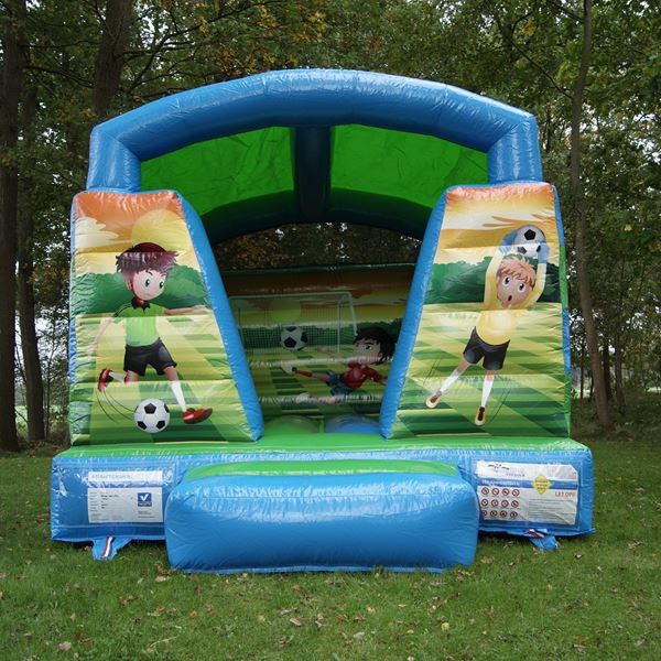 Hüpfburg Fußball mit Dach☂️ Hüpfburg Fußball mit Dach☂️