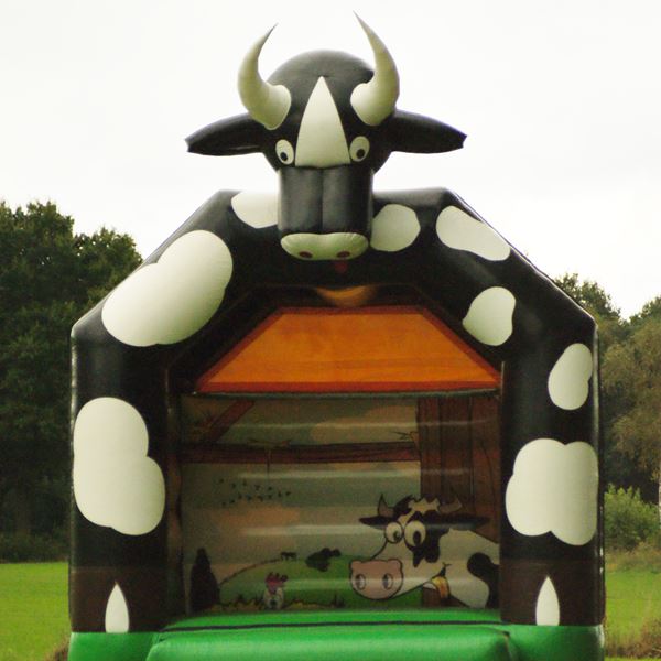Hüpfburg Kuh mit dach☂️