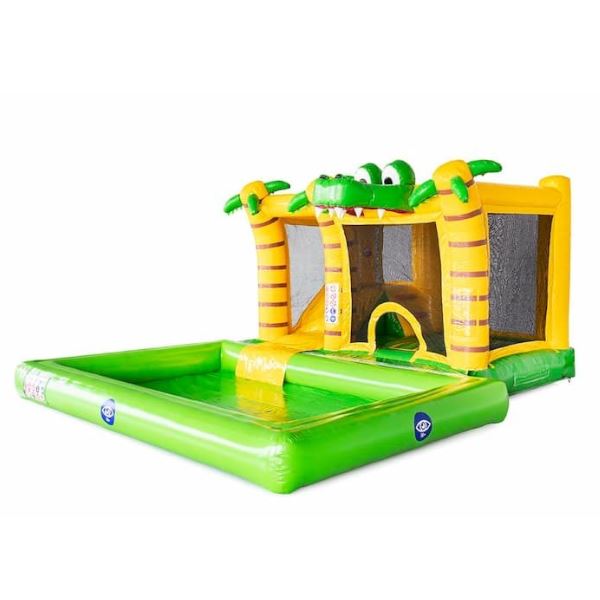 springkussen huren met zwembad