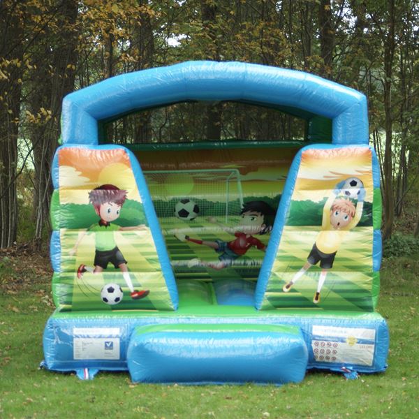 Hüpfburg Fußball mit Dach☂️ Hüpfburg Fußball mit Dach☂️